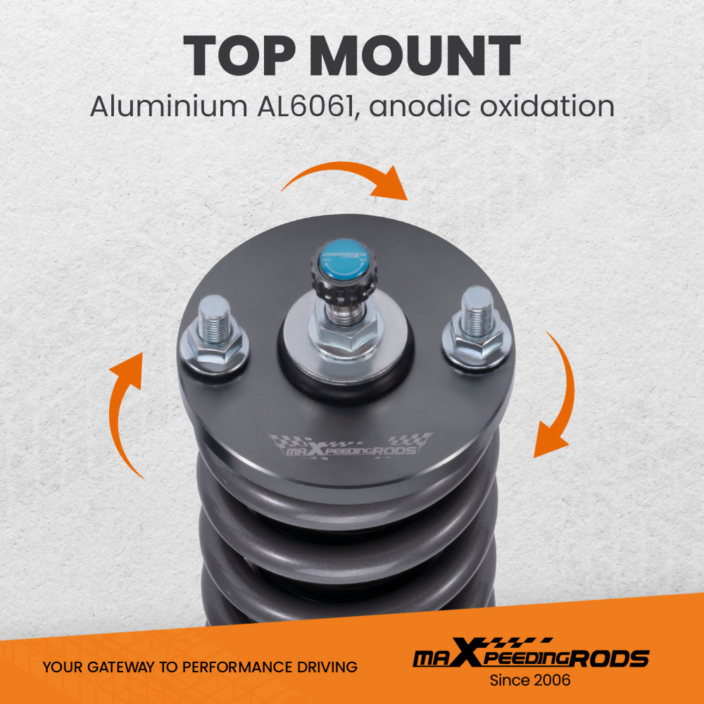 Sospensione Corsa Coilovers T7 Regolabile Ammortizzatori compatibile per Honda CRX 1989-1991 Lowering Kit