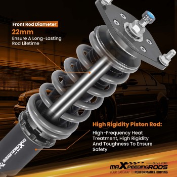 MaXpeedingrods T7 24 Level Coilovers For Subaru Impreza 2008-2014 Suspension Kit Lowering Kit