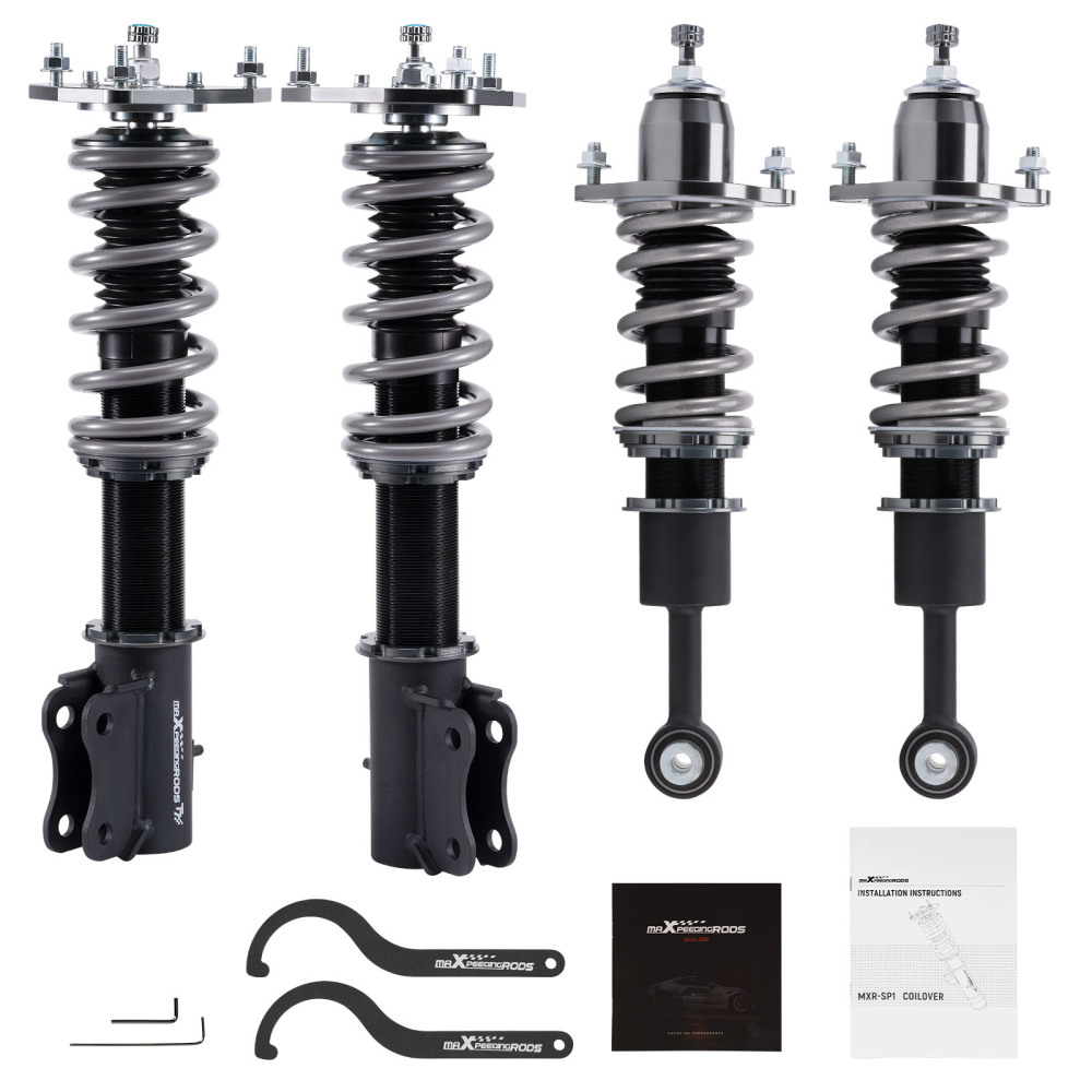 MaXpeedingrods New COT7 Coilovers Suspension Kit compatible for Mitsubishi Lancer compatible for FWD 02-06 lowering kit