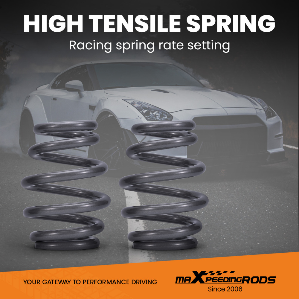 MaXpeedingrods COT7 Coilovers Shock Strut Suspension compatible for Mitsubishi Lancer 08-16 lowering kit