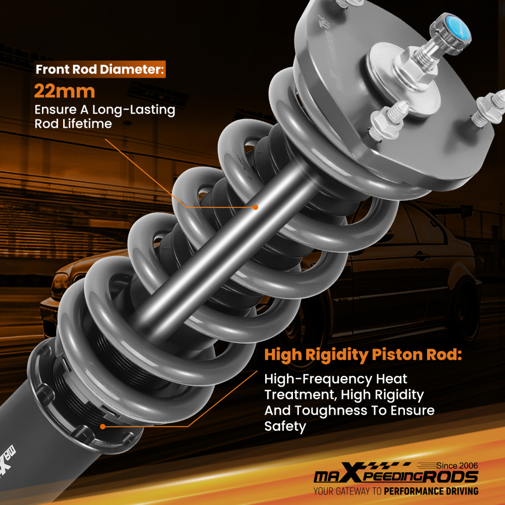 MaXpeedingrods T7 Adjustable Coilover Lower Kit compatible for Lexus IS300 SXE10 2001-2005 Lowering Kit