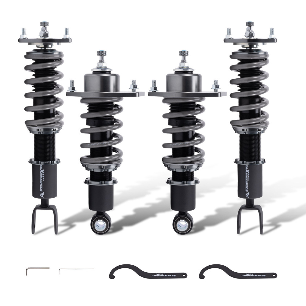 24 Ways Damper Adjustable Coilovers Kit compatible for Mazda RX-8 2004-2011 Struts lowering kit