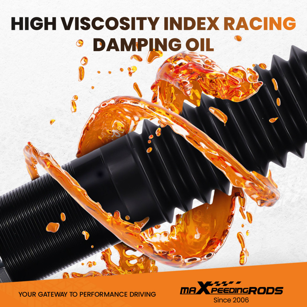 24 Ways Damper Adjustable Coilovers Kit compatible for Mazda RX-8 2004-2011 Struts lowering kit