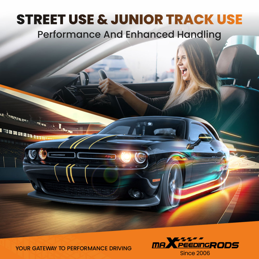 24 Ways Damper Adjustable Coilovers Kit compatible for Mazda RX-8 2004-2011 Struts lowering kit