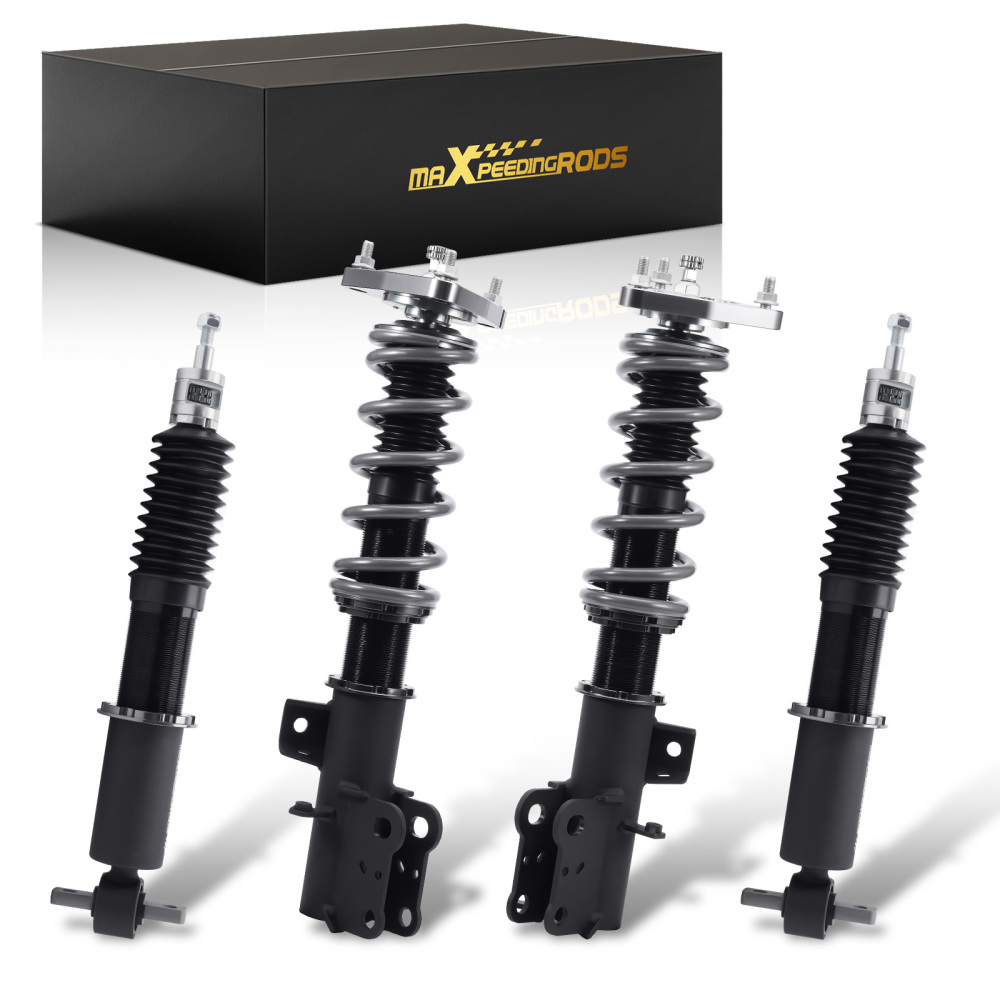 MaXpeedingrods T7 Coilovers 24 Step Damper Shock Kit compatible for Ford Mustang S550 15-23 Lowering Kit