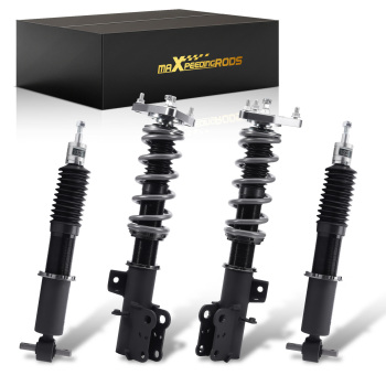 MaXpeedingrods T7 Coilovers 24 Step Damper Shock Kit compatible for Ford Mustang S550 15-23 Lowering Kit