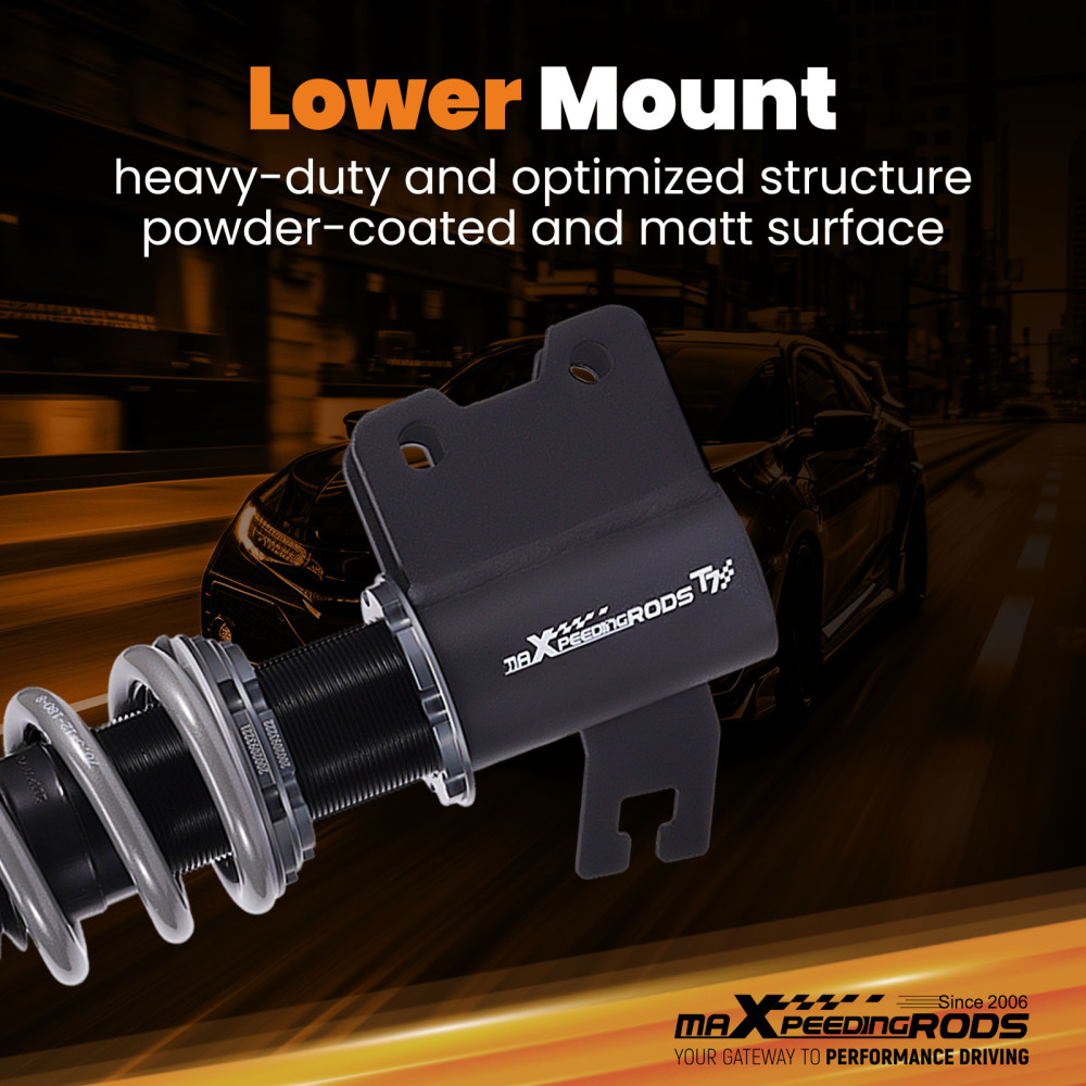 Compatible for Nissan 89-94 240SX S13 MaXpeedingrods T7 Coilovers Suspension Lowering Kit