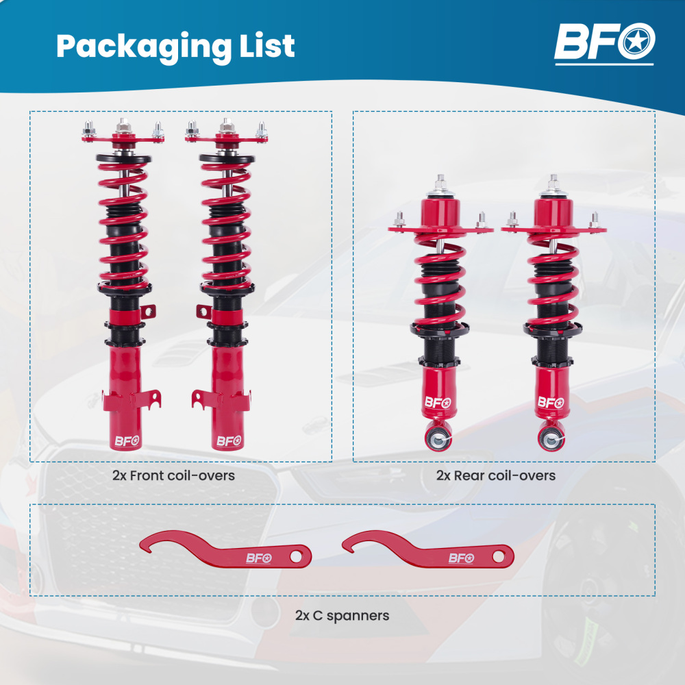 Amortiguadores Coilover compatible para Honda CRV 3 2007-2011 143 PS 150 PS 160 PS