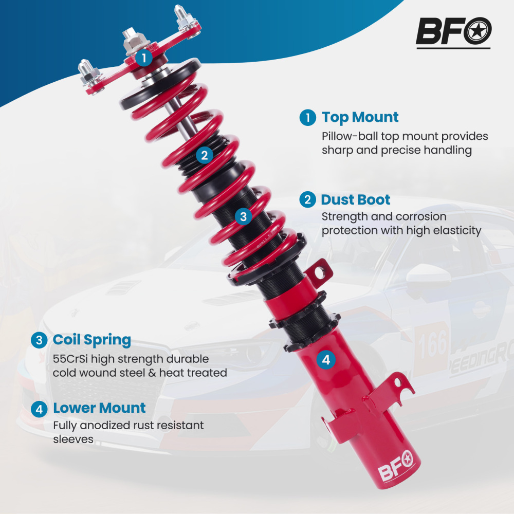 Amortiguadores Coilover compatible para Honda CRV 3 2007-2011 143 PS 150 PS 160 PS