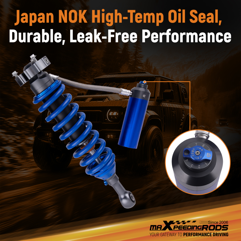 Adjustable Front Coilover Shock Absorbers compatible for Isuzu DMAX compatible for Holden Colorado 12-21