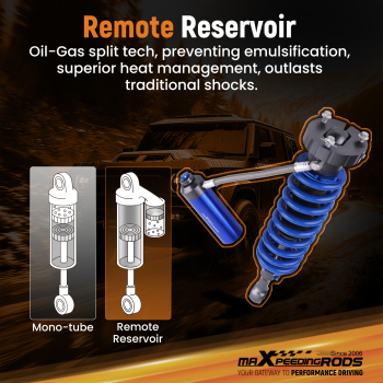 Adjustable Front Coilover Shock Absorbers compatible for Isuzu DMAX compatible for Holden Colorado 12-21