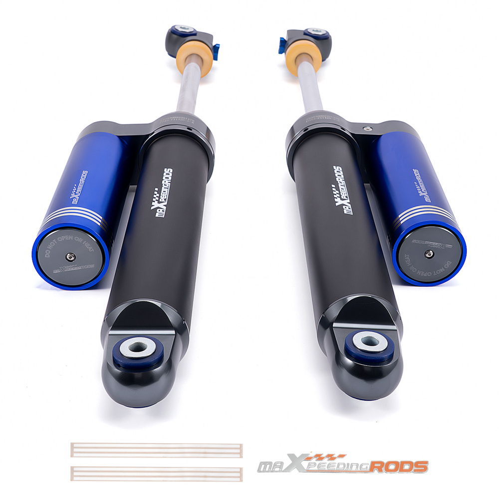 MaXpeedingrods Rear Shock 0-1.5 Lift Dual Damper Adj. Compatible for Ford F-150 4WD 15-20