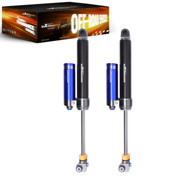 2x Remote Reservoir 0-1 Lift Rear Shocks for F250 Super Duty 2005-2016