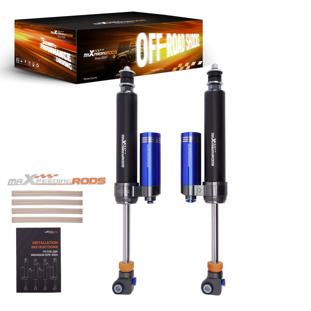 MaXpeedingrods Front Shock Absorber compatible for Ford F-250 Super Duty 99-16 w/ 1.5 Lift