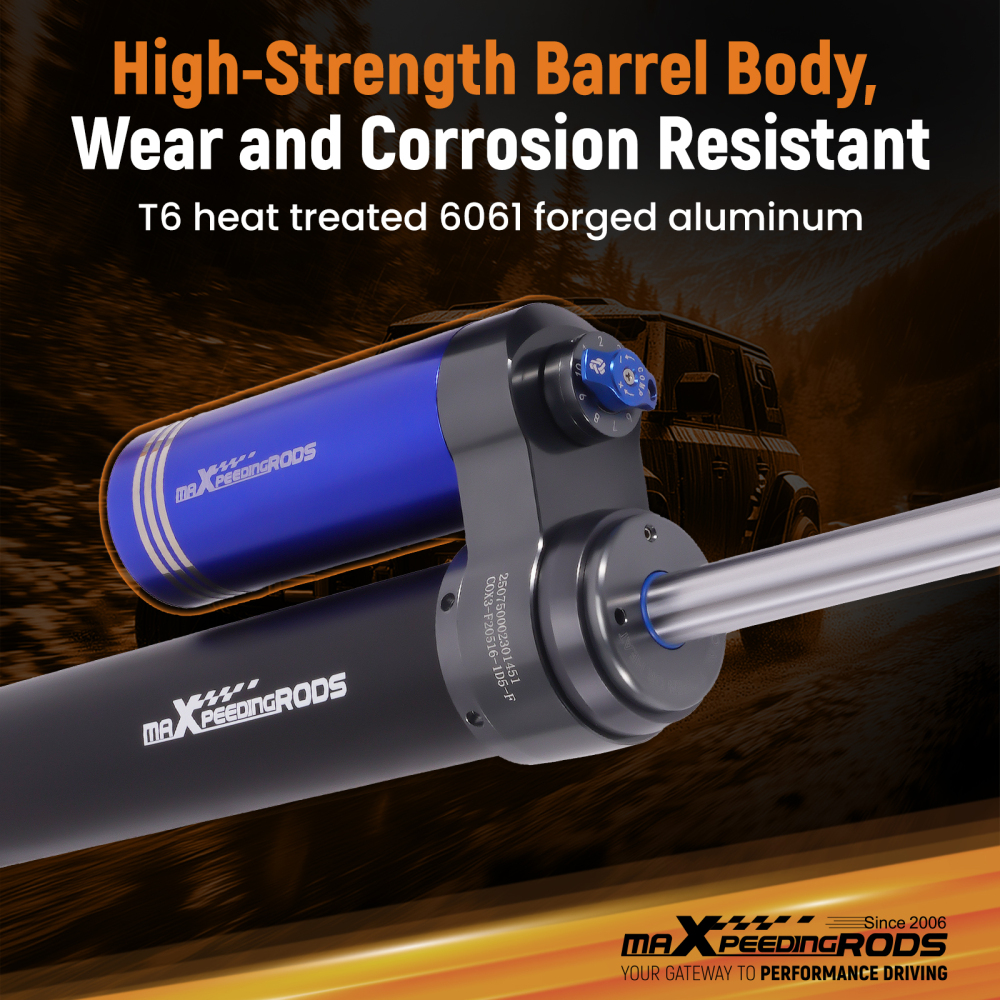 MaXpeedingrods Front Shock Absorber compatible for Ford F-250 Super Duty 99-16 w/ 1.5 Lift