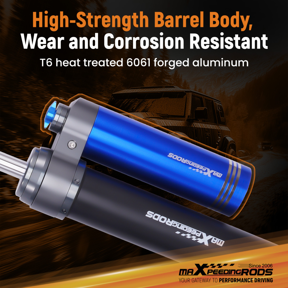 Dual Damper Adjustable Rear Shock 2-3.5 Lift compatible for Ford F250 Super Duty 17-22 4WD