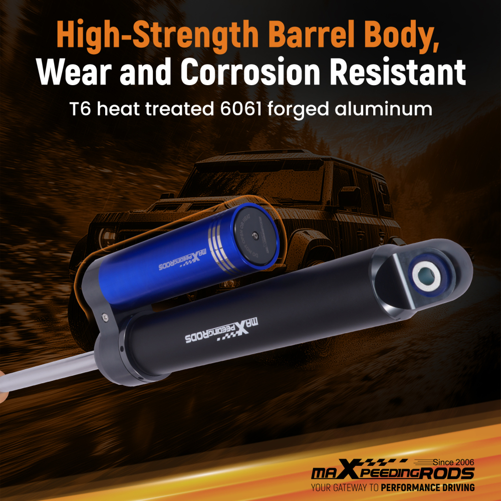 MaXpeedingrods 2PC Rear Reservoir Shocks 2-3 compatible for Jeep Gladiator 20-25