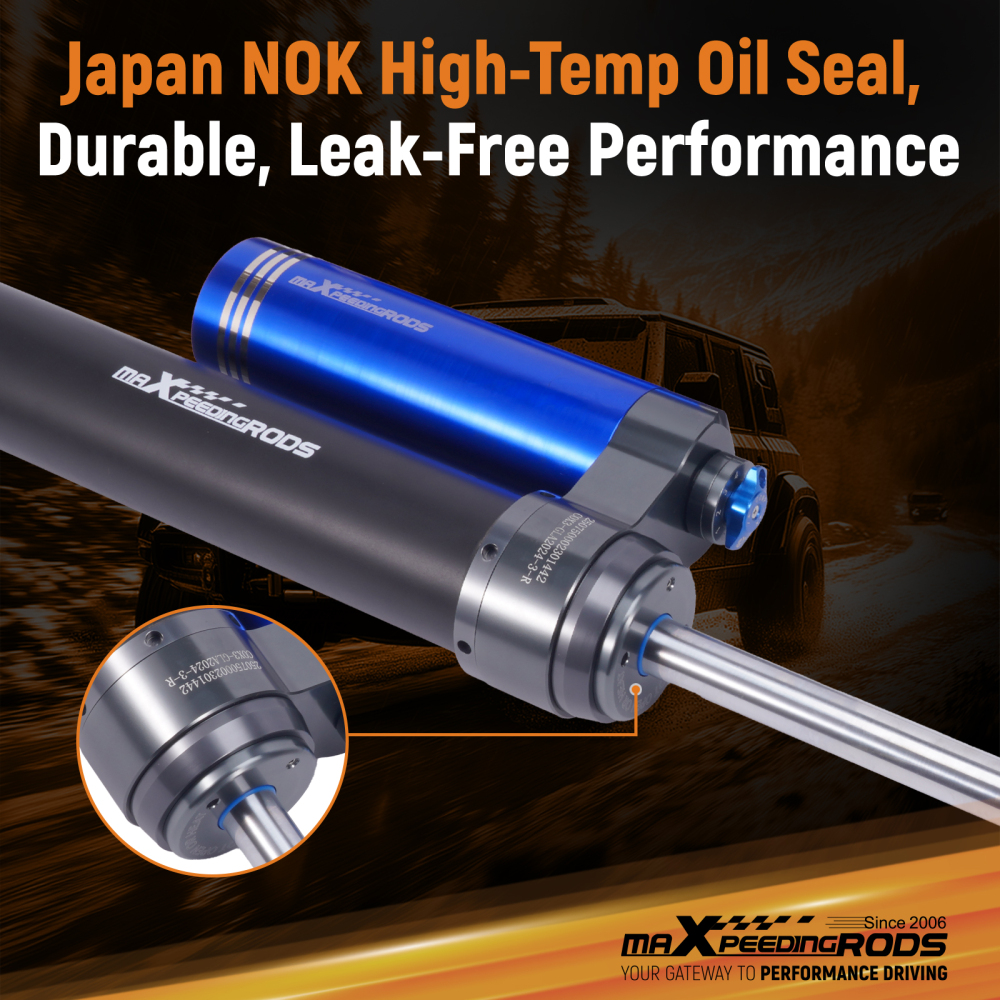 MaXpeedingrods 2PC Rear Reservoir Shocks 2-3 compatible for Jeep Gladiator 20-25