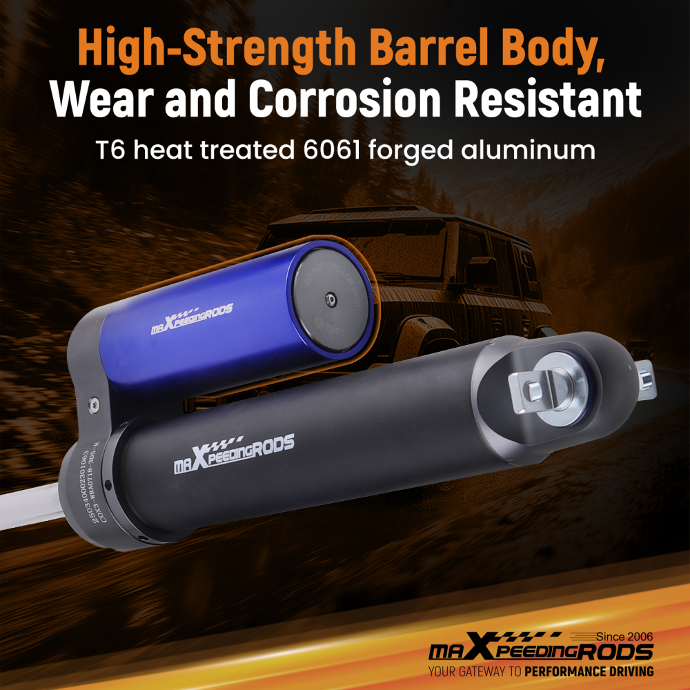 MaXpeedingrods Remote Reservoir Rear Shocks compatible for JEEP Wrangler JK 07-18