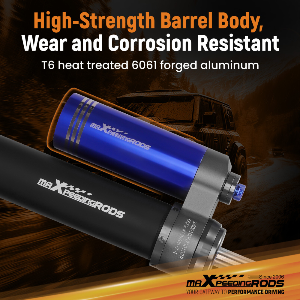 Remote Reservoir 2-3.5 Lift Rear Shocks compatible for JEEP Wrangler TJ 1997-2006