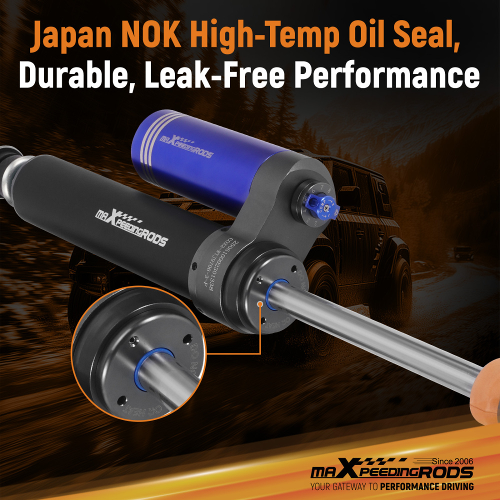 Remote Reservoir 2-3.5 Lift Rear Shocks compatible for JEEP Wrangler TJ 1997-2006