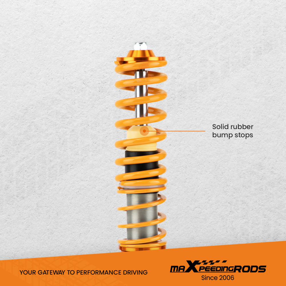 4x Ammortizzatore Sospensione Coilover Suspension Spring kit compatibile per VW Lupo 6X