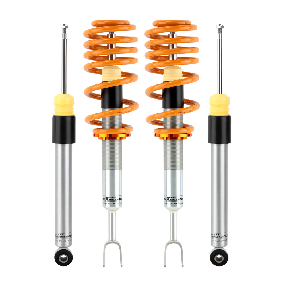 Lowering Suspension Kit Coilovers Shock Absorber compatible for Audi A4 8E B6 B7 2001-2009