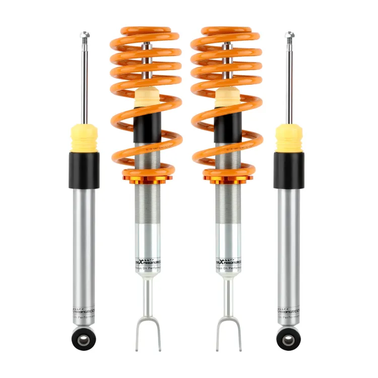 Unity Front Loaded Strut & Coil Spring Pair Fits 2002-2005 Audi A4 Sedan B6 Chas