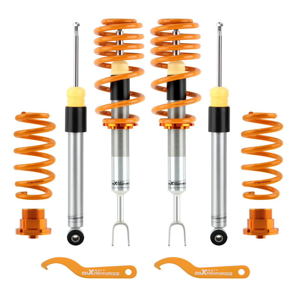 Lowering Suspension Kit Coilovers Shock Absorber compatible for Audi A4 8E B6 B7 2001-2009