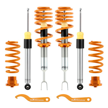 Compatible for Audi A4 B6 B7 (8E) All Models 2WD/Quattro 2001-2008 Shock Absorber Coilovers Lowering Kit