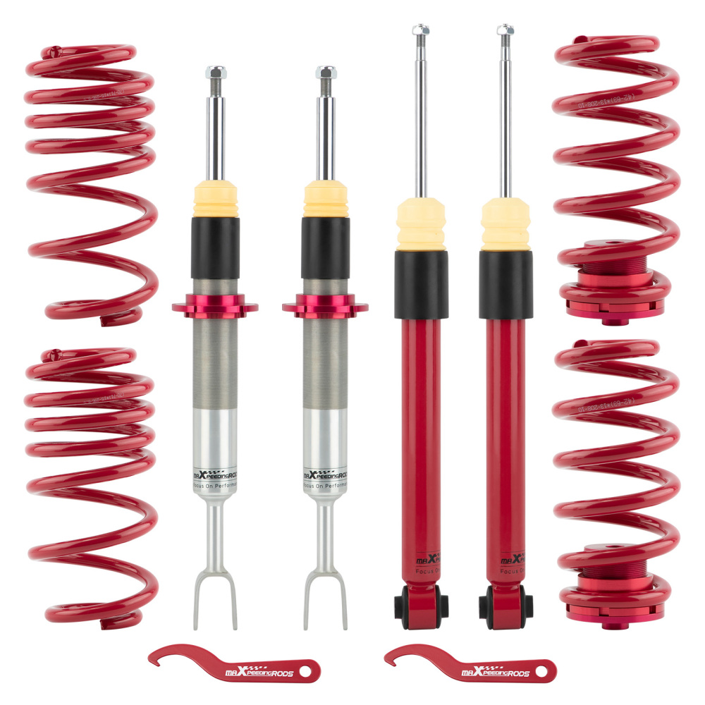 Kit Assetto Regolabile a Ghiera compatibile per AUDI A4 B6 B7 8E 8H Avant quattro Coilovers