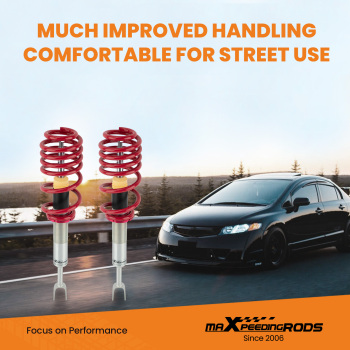 Coilovers Full Kit compatible for Audi A4 B6 B7 (8E) ALL Models 2WD / Quattro 2001-2008