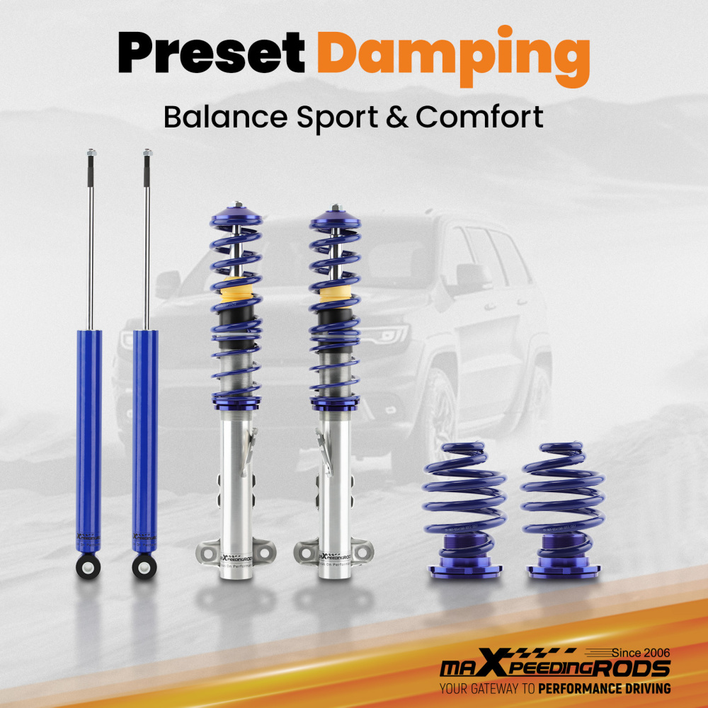Compatible for BMW Series-3 E36 Coupe Saloon Touring Spring Strut 92-00 Lowering Kit