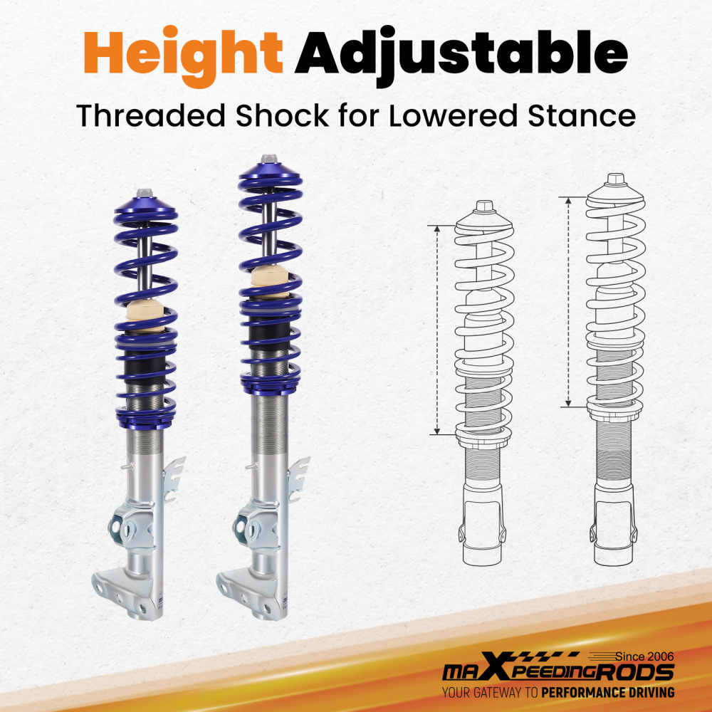 Coilovers compatible for BMW E36 3 Series 316i 318is 320i 323i 325i 328i M3 318tds 325tds
