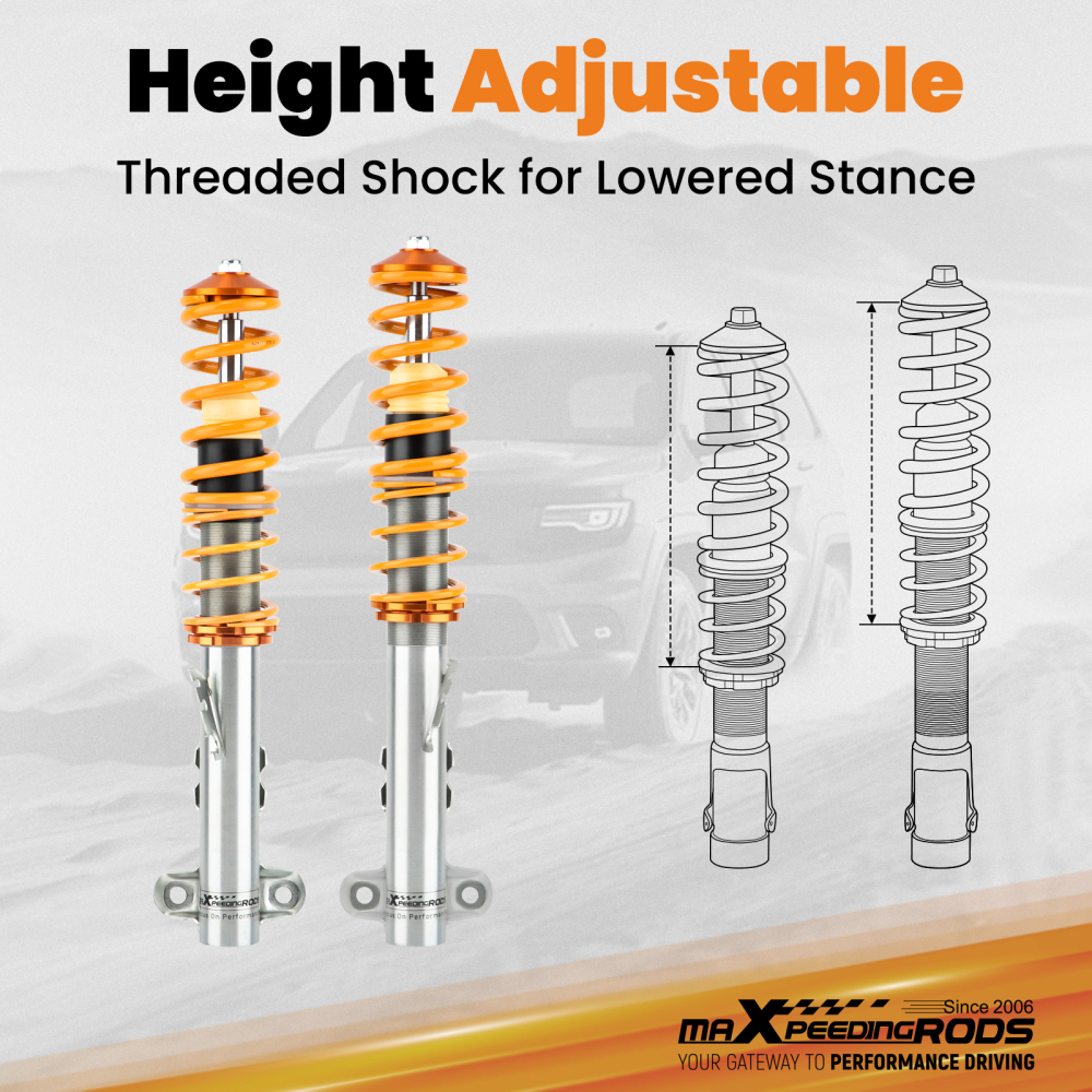 Compatible for BMW 3 Series E36 Coupe Saloon Touring 1992-2000 Suspension Kit Coilovers Lowering Kit
