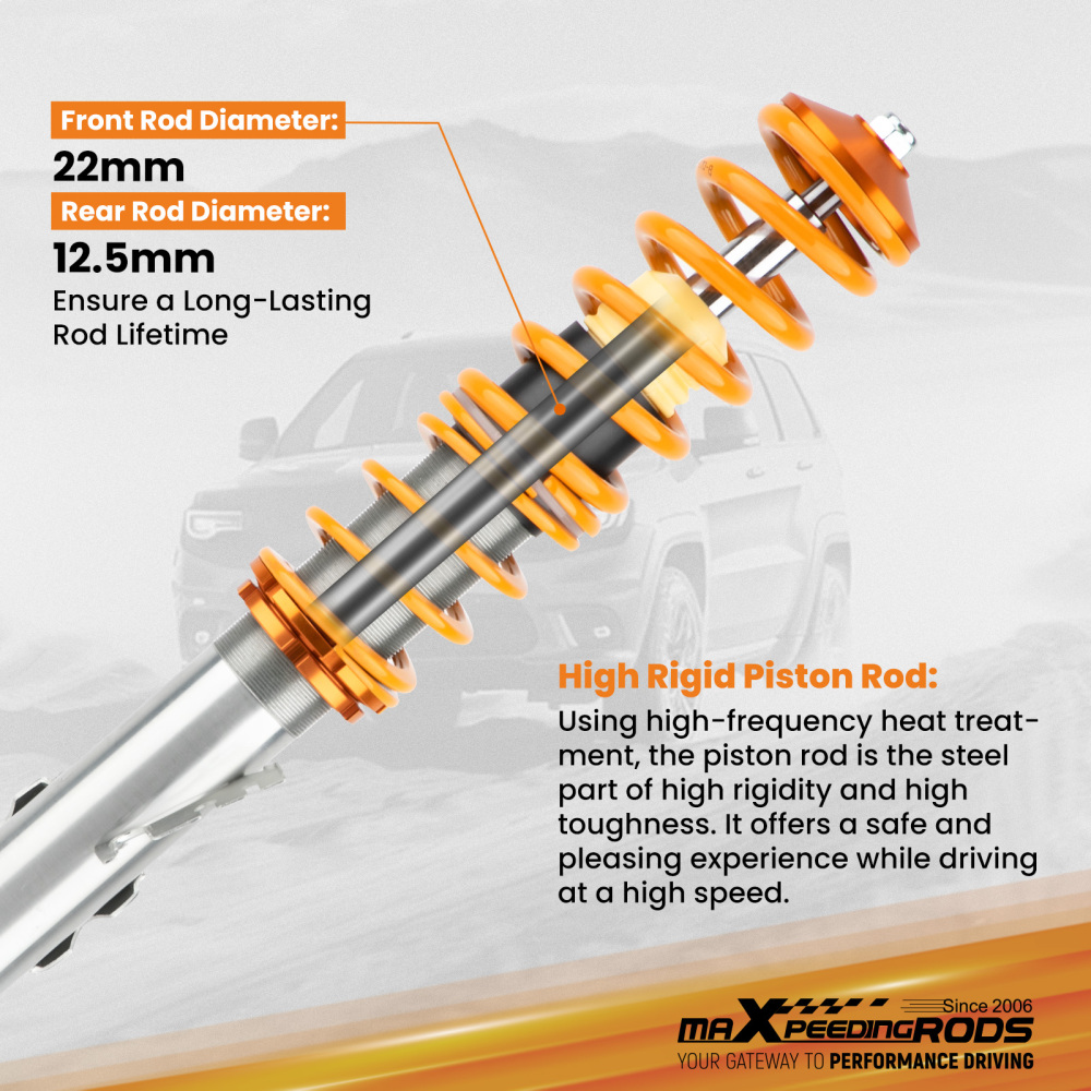 Compatible for BMW 3 Series E36 Coupe Saloon Touring 1992-2000 Suspension Kit Coilovers Lowering Kit