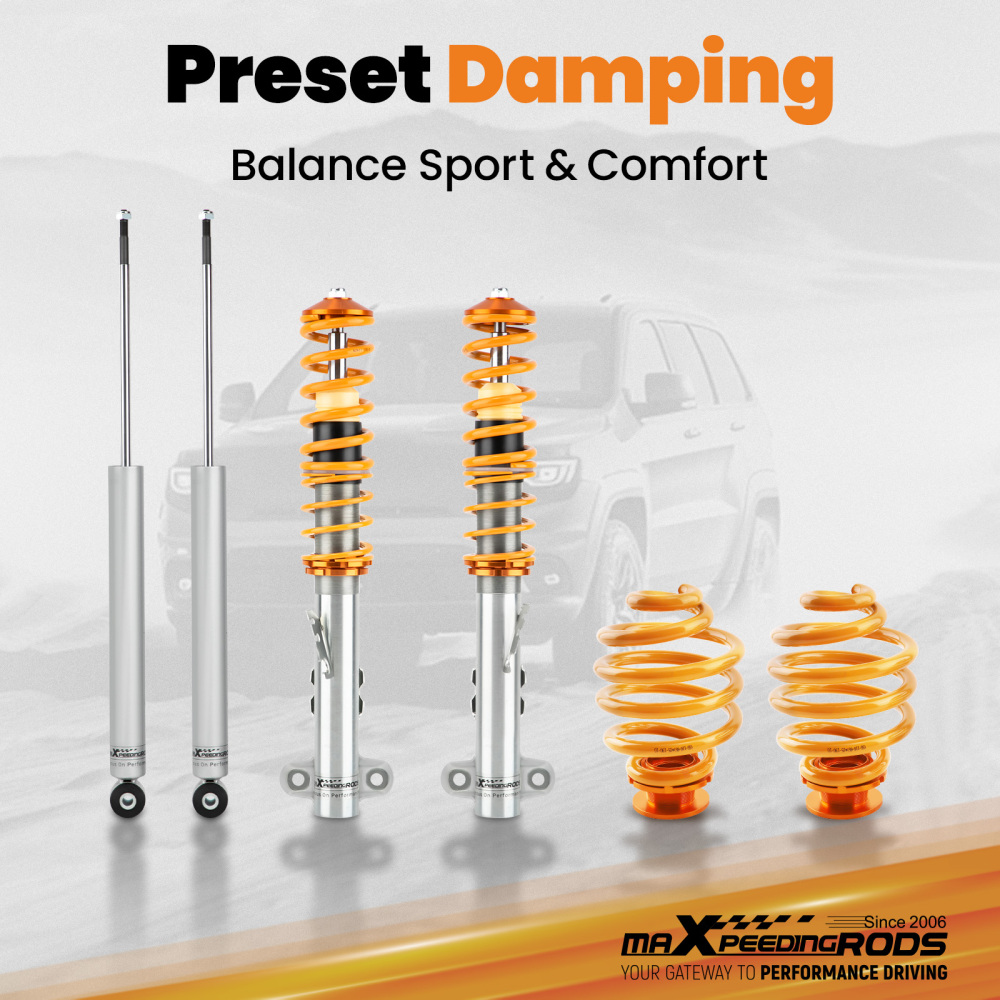 Regolabili Sospensioni Ammortizzatori compatibile per BMW 3er E36 M3 323 320 325 Coilovers Lowering Kit