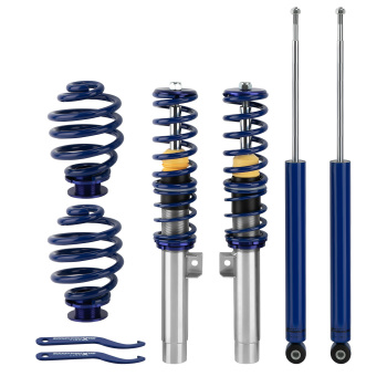 Coilover Kit Suspension Combinés Filetés compatible pour BMW 3 série E46 316i 318d 318i kit dabaissement
