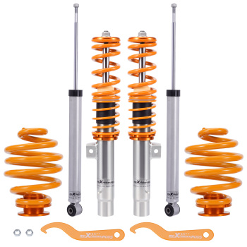 Kit Assetto Regolabile Molle Ammortizzatori compatibile per BMW Serie 3 E46 1998-2007