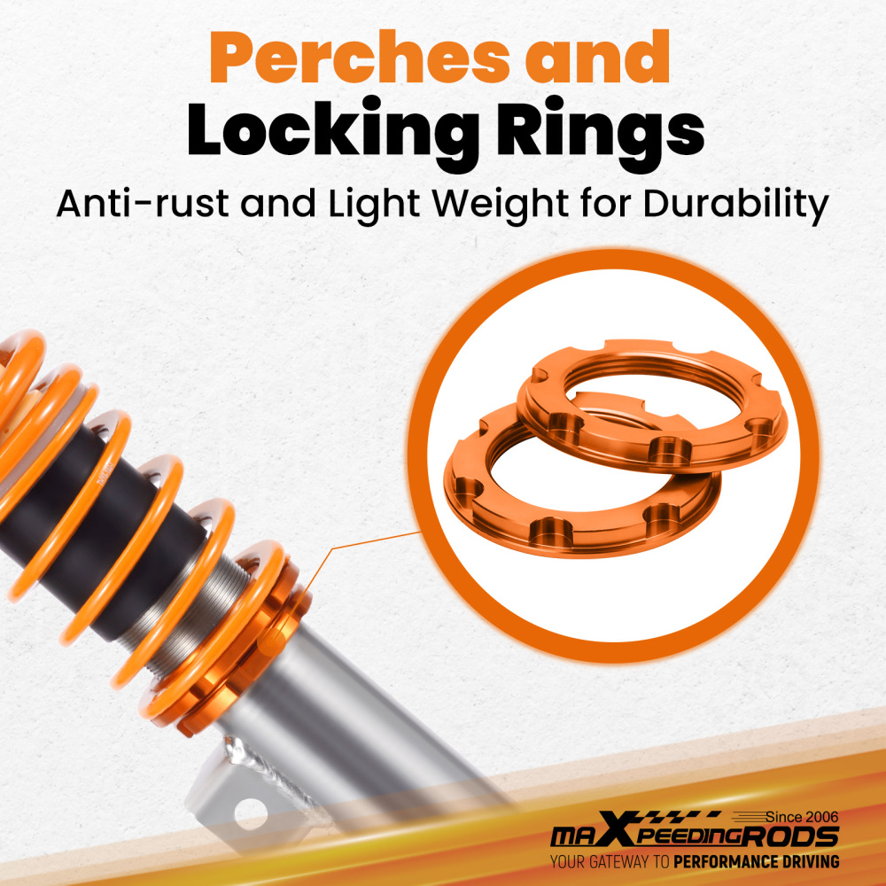 Compatible for BMW E46 3 Series 320i 330i M3 98-06 Street Coilover Suspension 