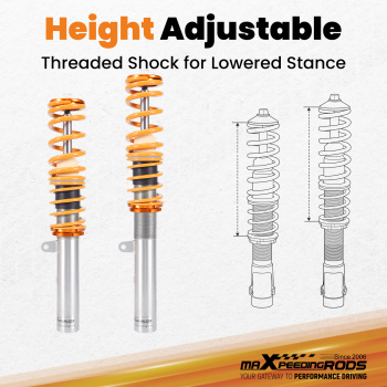 Adjustable Coilover Shock Struts compatible for BMW 3 Series E93 05-2013 50mm Front lowering kit