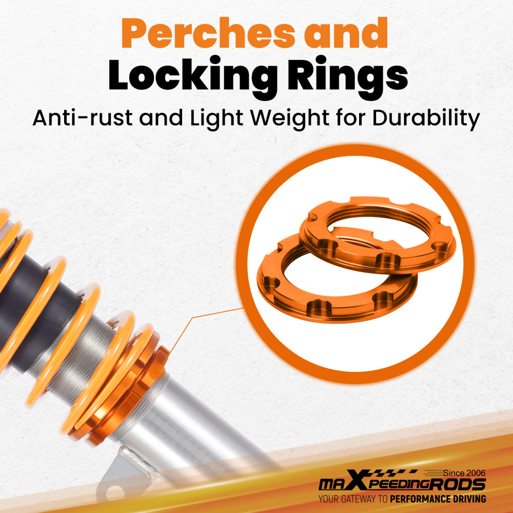 Adjustable Coilover Shock Struts compatible for BMW 3 Series E93 05-2013 50mm Front lowering kit