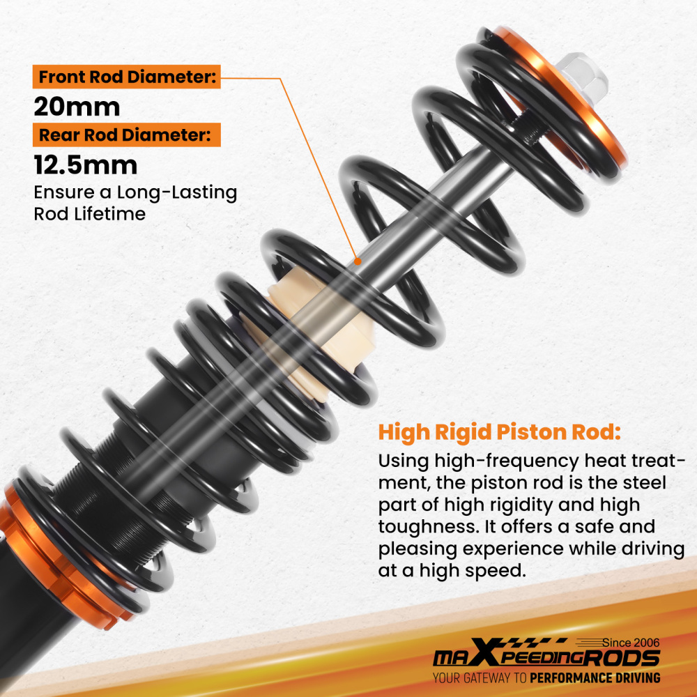 Coilovers Kit compatible for BMW 3 Series E90/E91/E92/E93 05-13 Adj.Height Suspension