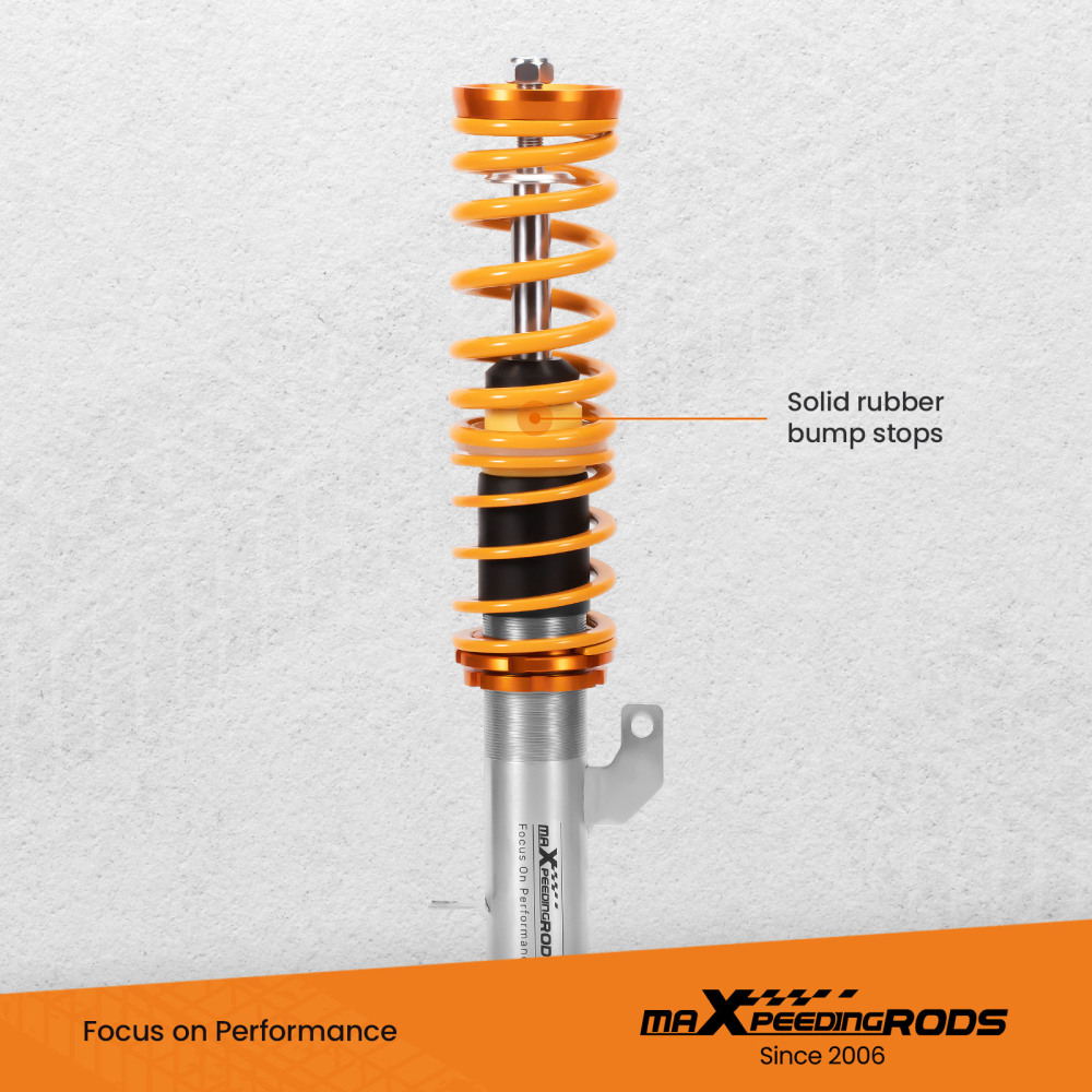 Height-adjustable coilover suspension compatible for Citroen C3 Pluriel 1.4 HDi 2003-2010