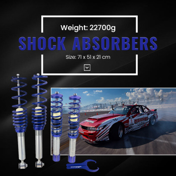 Coilovers compatible for BMW E39 530 5 Series 95-03 Suspension Shock Absorber Strut Lowering Kit
