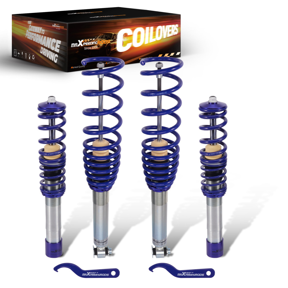 Shock Sospensione Regolabile Coilovers compatibile per BMW Serie 5 E39 520 530 525 528 540 Lowering Kit