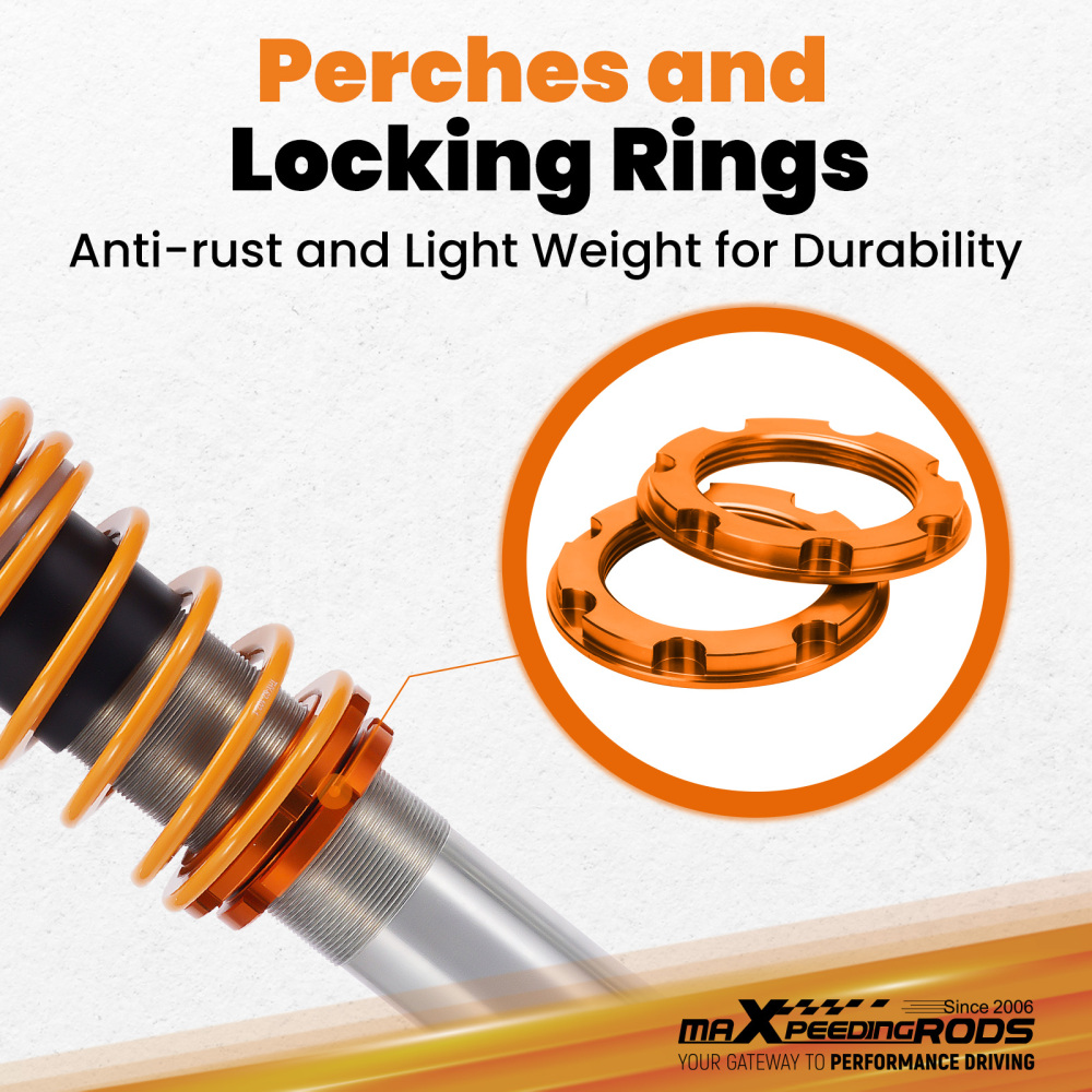 Performance Adjustable Coilovers for 97-03 compatible for BMW 5-Series E39 525 528 530 540 NEW Lowering Kit