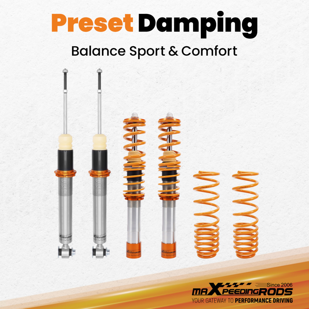 Performance Adjustable Coilovers for 97-03 compatible for BMW 5-Series E39 525 528 530 540 NEW Lowering Kit