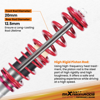 Kit combines filetes suspension compatible pour bmw e39 540 5 series 1995-2003 amortisseurkit d'abaissement