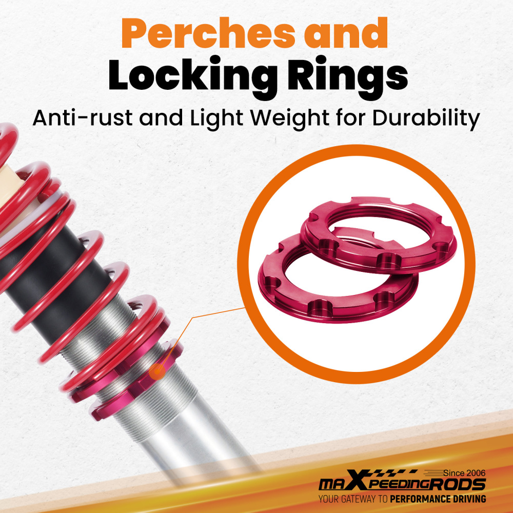 Kit combines filetes suspension compatible pour bmw e39 540 5 series 1995-2003 amortisseurkit d'abaissement